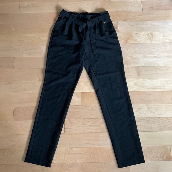 Belted High Rise Pants - Picture 2 of 6